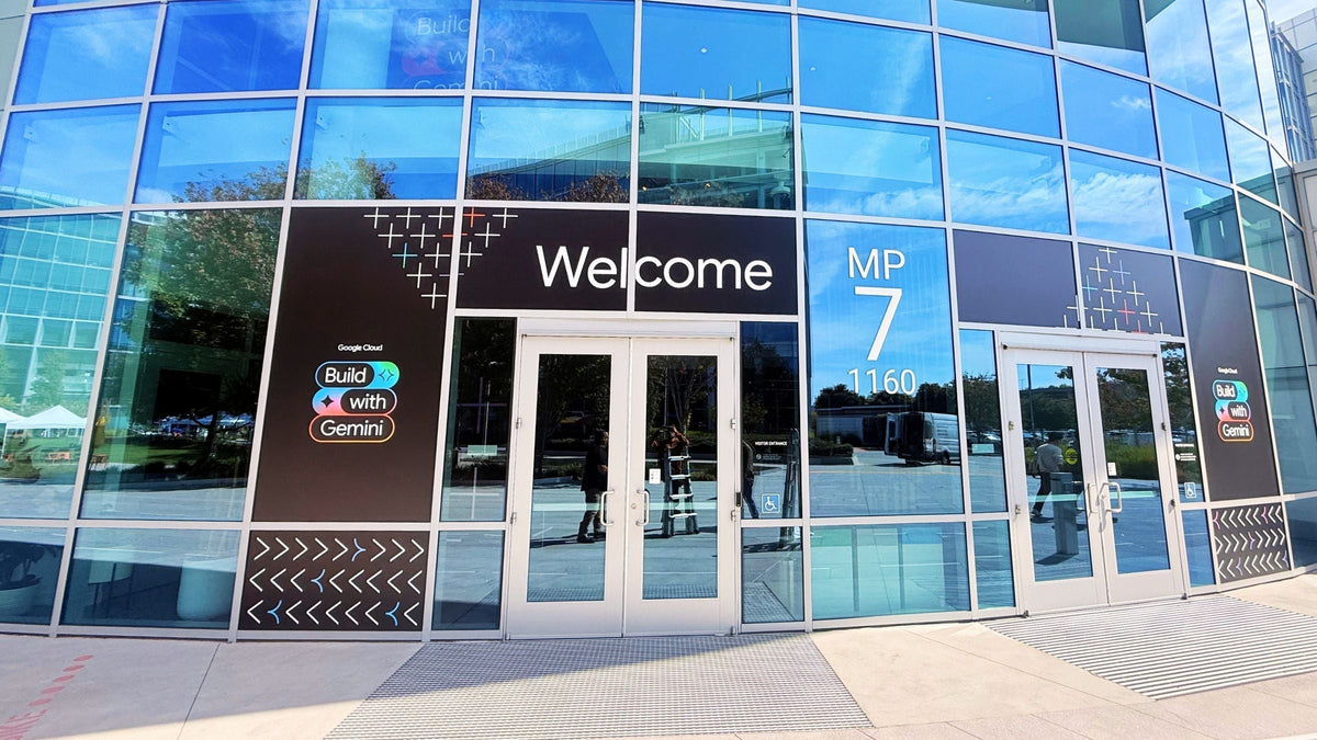 Inside Google's Mountain View Event: Large Format Printing & Space Transformation | EyekickVisual
