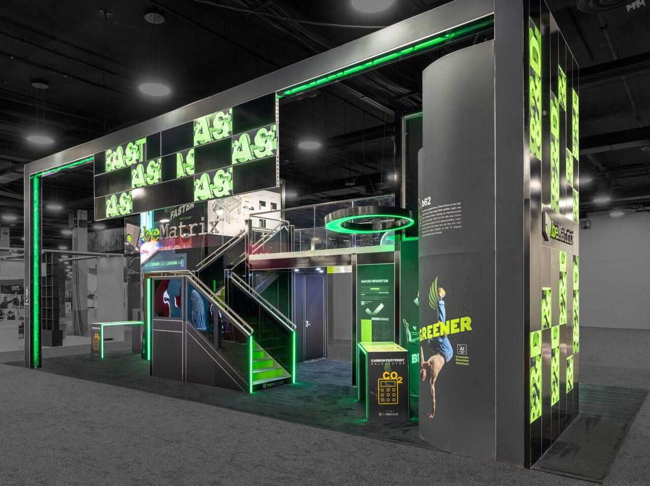 Modular Exhibit Structures with Integrated LED | EyekickVisual